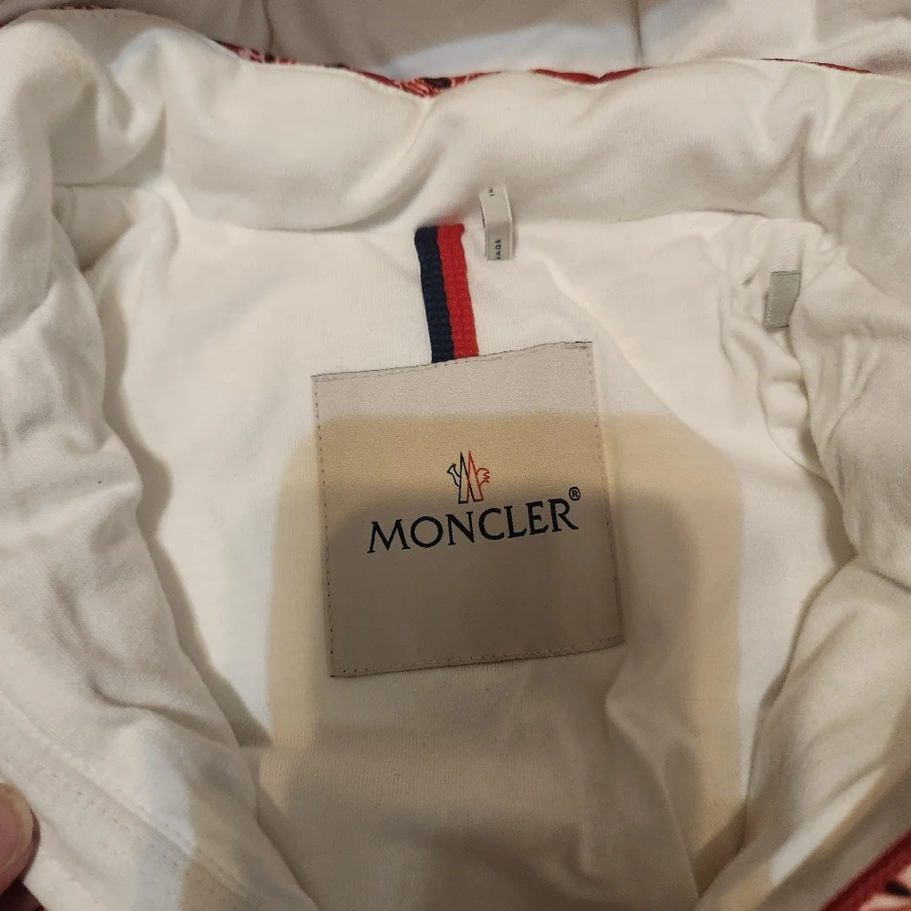 Moncler Unisex Meral Bandana Print Down Coat 9-12m $675 - Picture 8 of 8